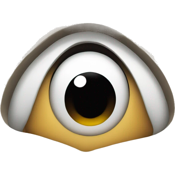 face with big blank eyes that are staring into the soul of the eyes watching emoji
