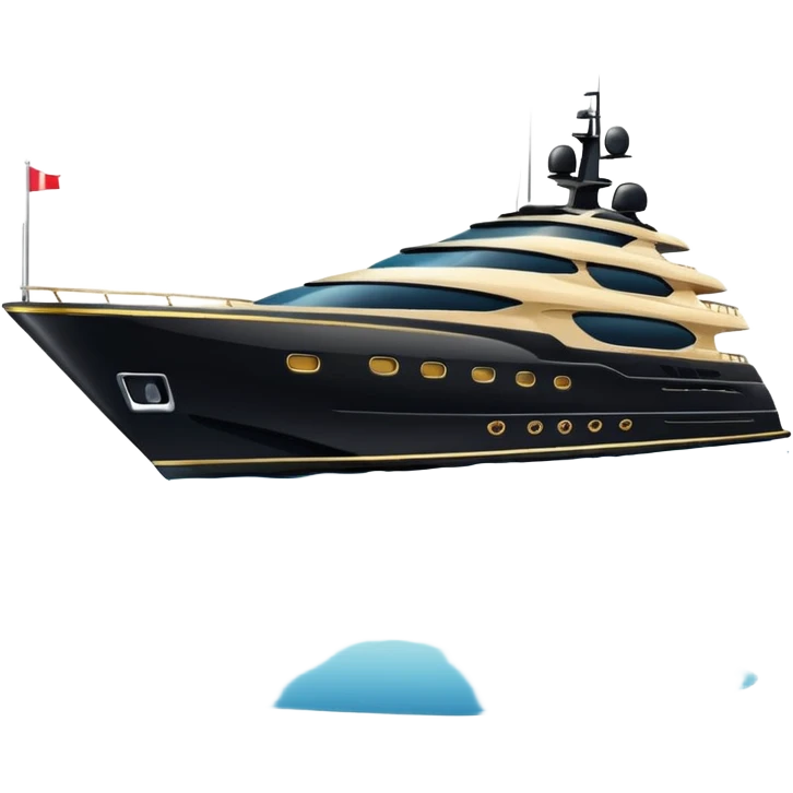 black yacht emoji