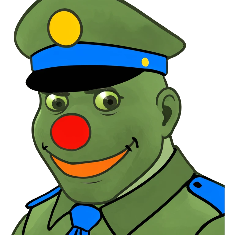 clown policeman emoji