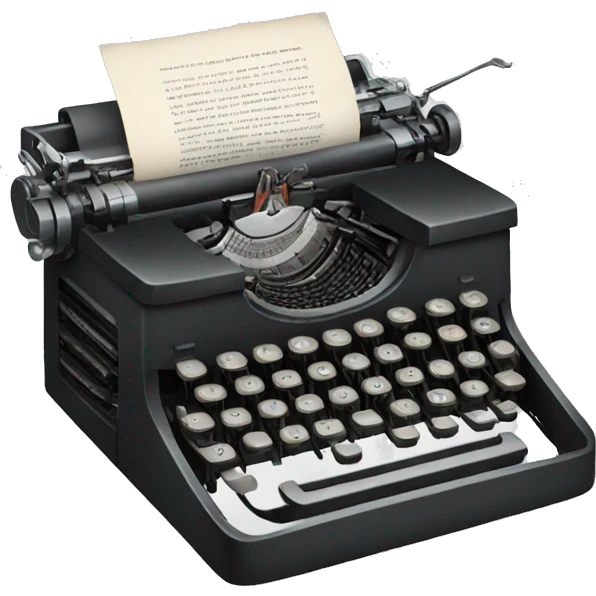 Typewriter  emoji