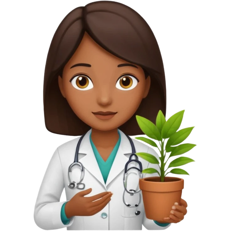 Dgirl octors Carrying Plants emoji
