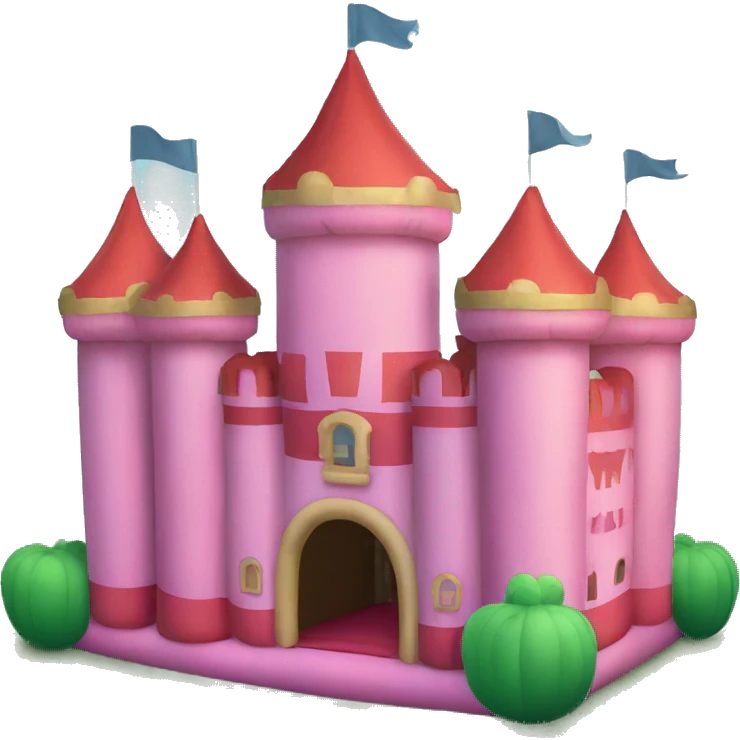 Inflatable castle emoji