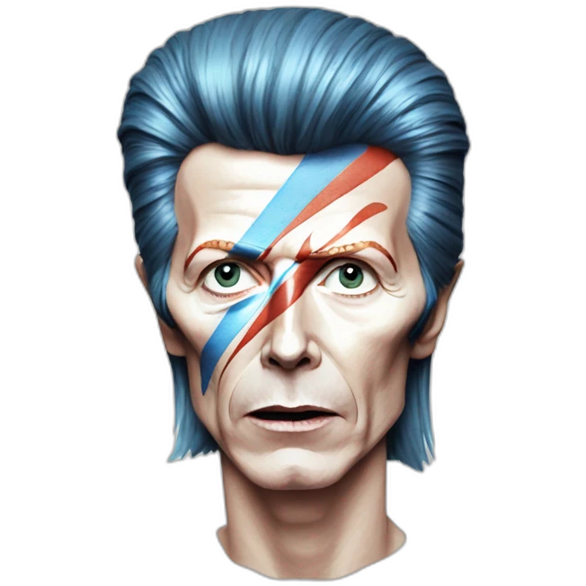 David Bowie - Ziggy stardust - expressions emoji