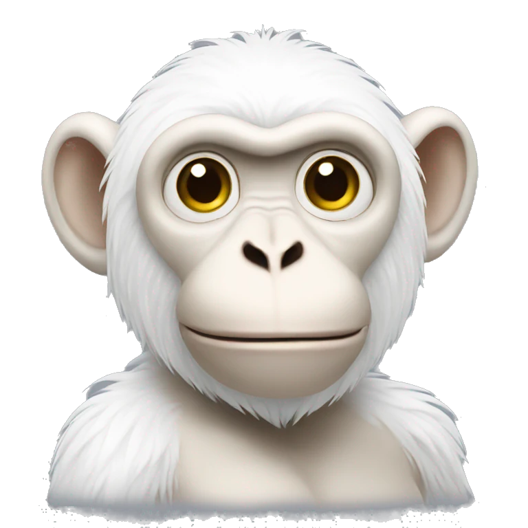 White monkey emoji
