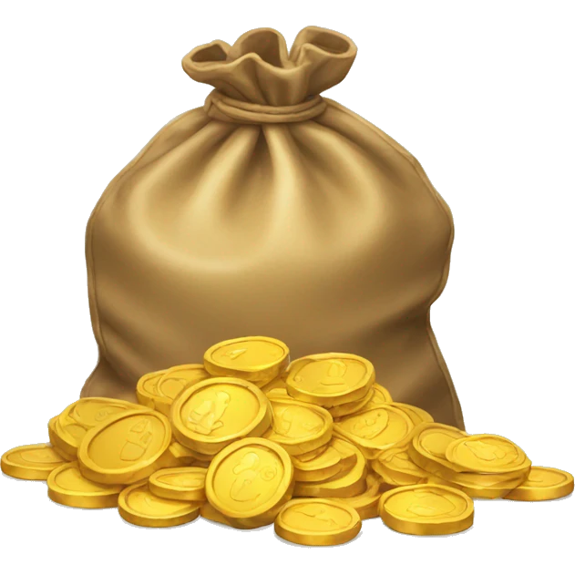 bag of gold coins emoji