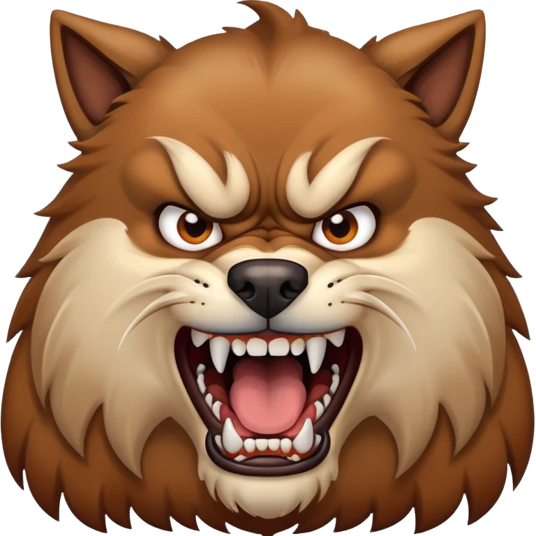 angry dog emoji