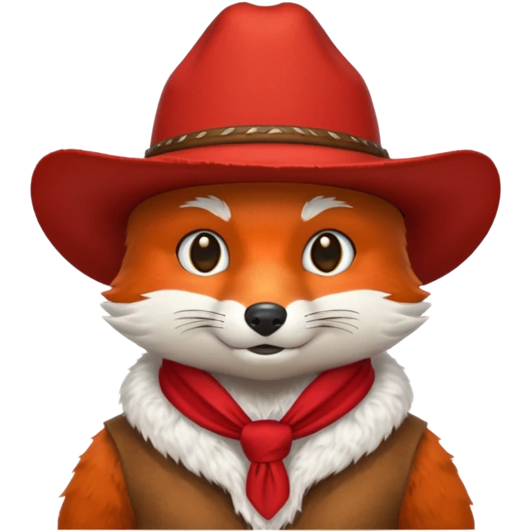 fox with cowboy hat emoji