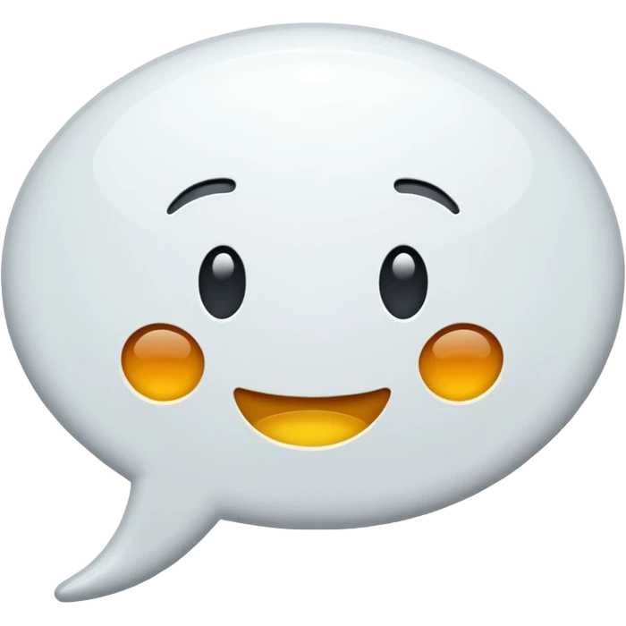 gloss Speech balloon emoji