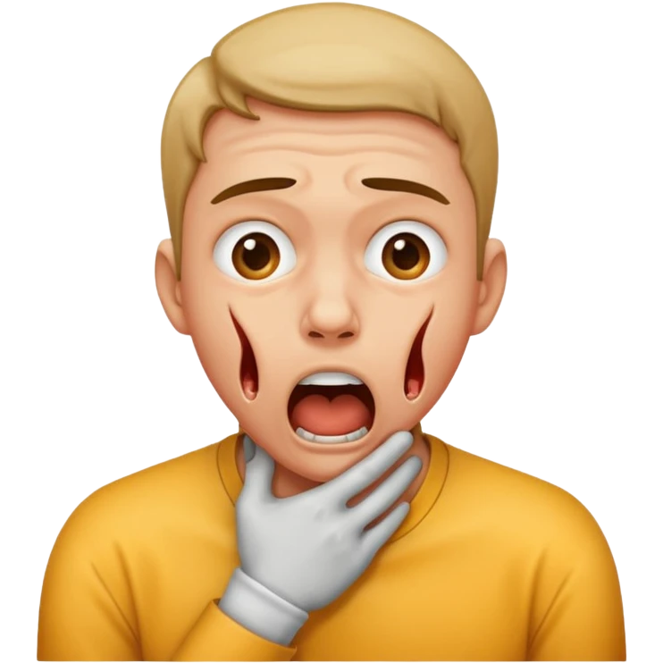 Choking emoji