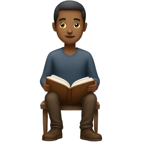 reading a book emoji
