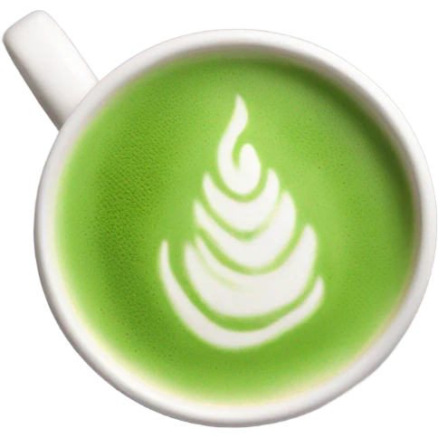 Matcha latte emoji