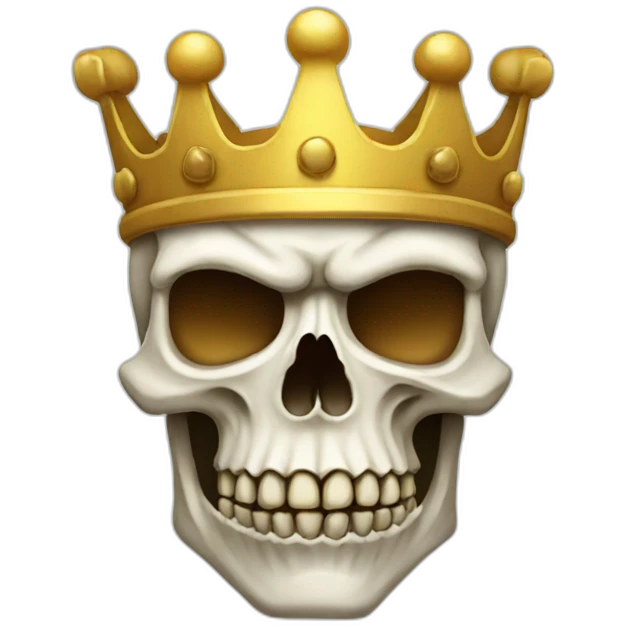 King skull emoji