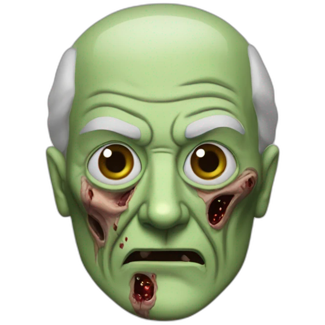 Captain Picard as a zombie head shot emoji