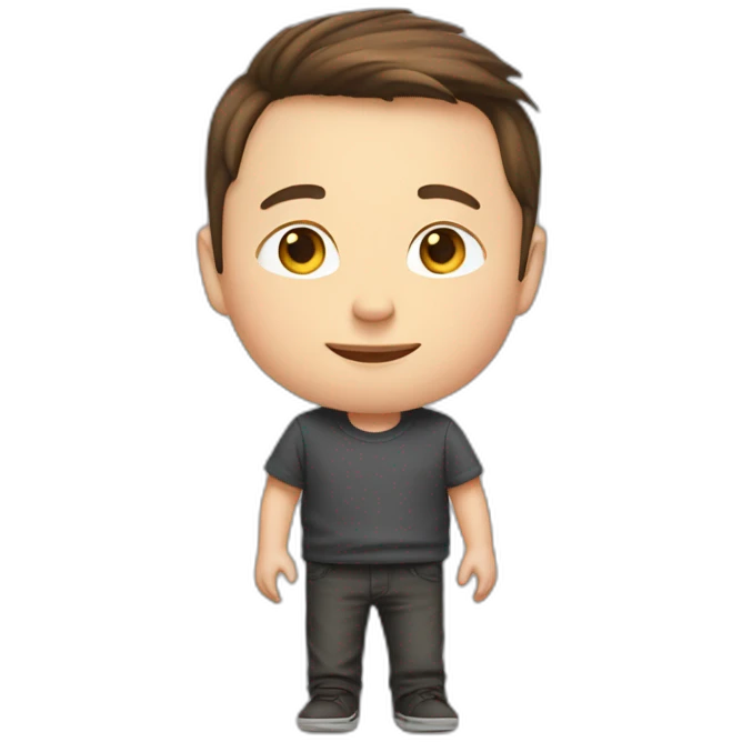 Elon musk quand il était enfant emoji