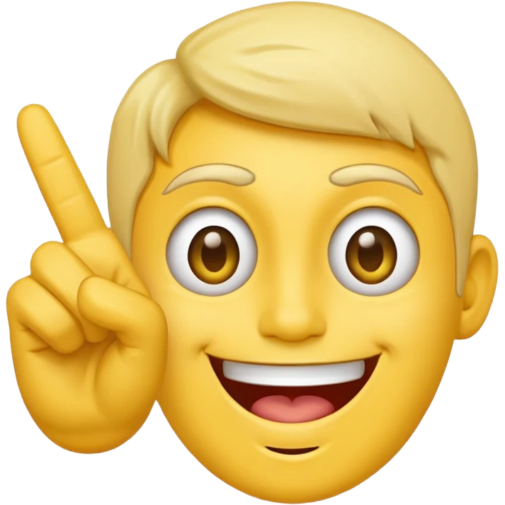 smily face throwing up the middle finger  emoji
