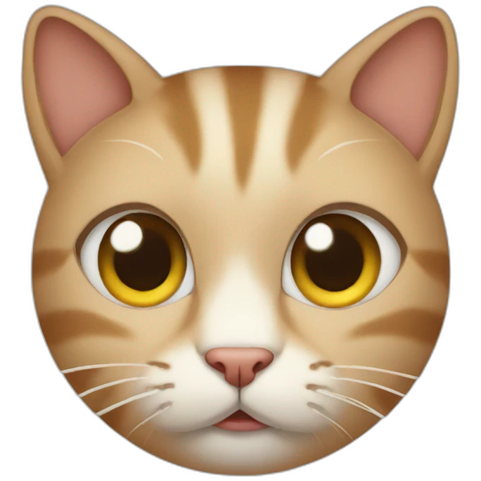 a cat who is embarrassed emoji