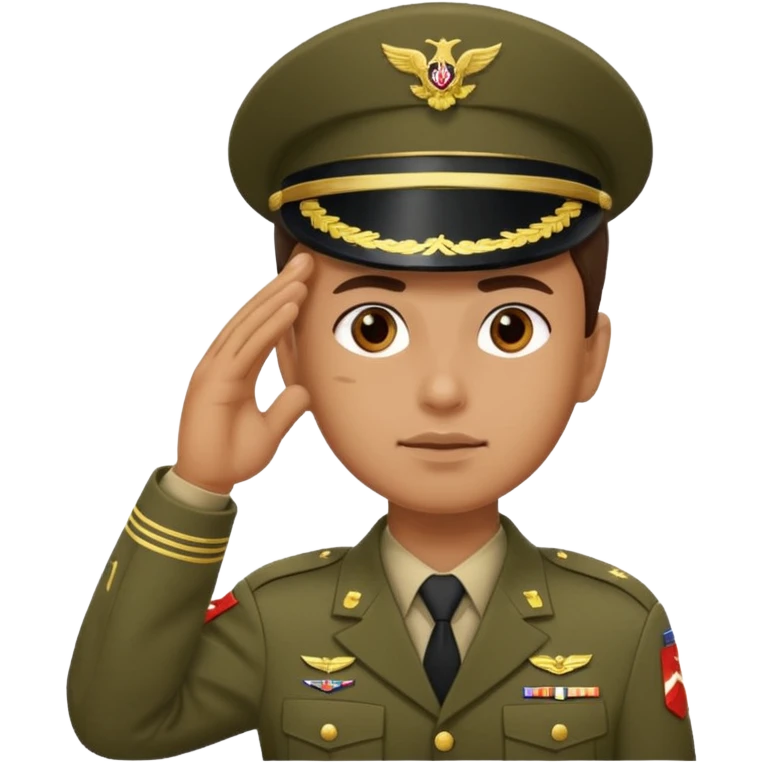 soldier saluting emoji