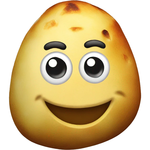 smilinng Baked potato emoji