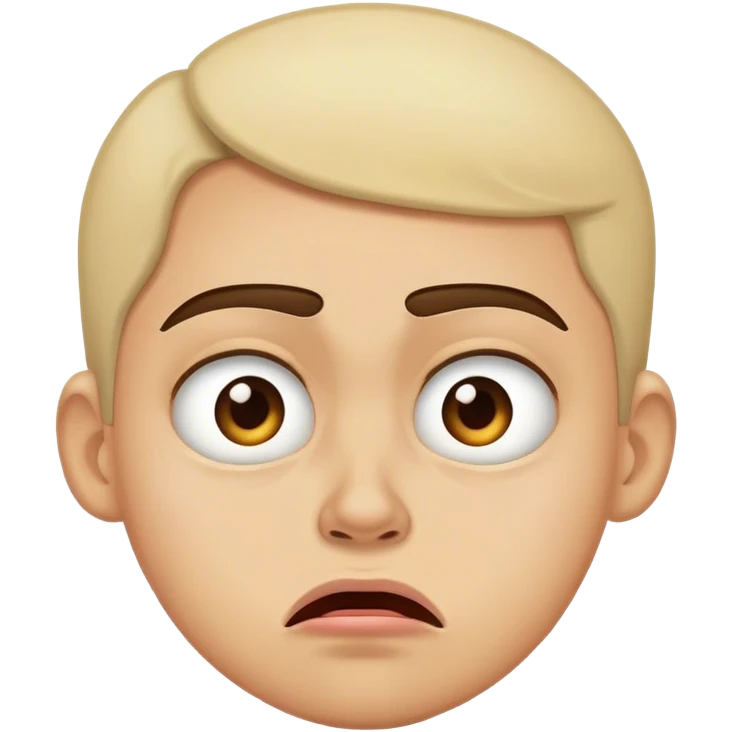 Emoji looking disgusted  emoji