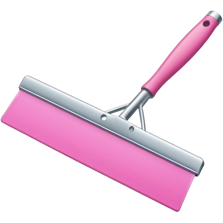 Cleaning Squeege pink emoji
