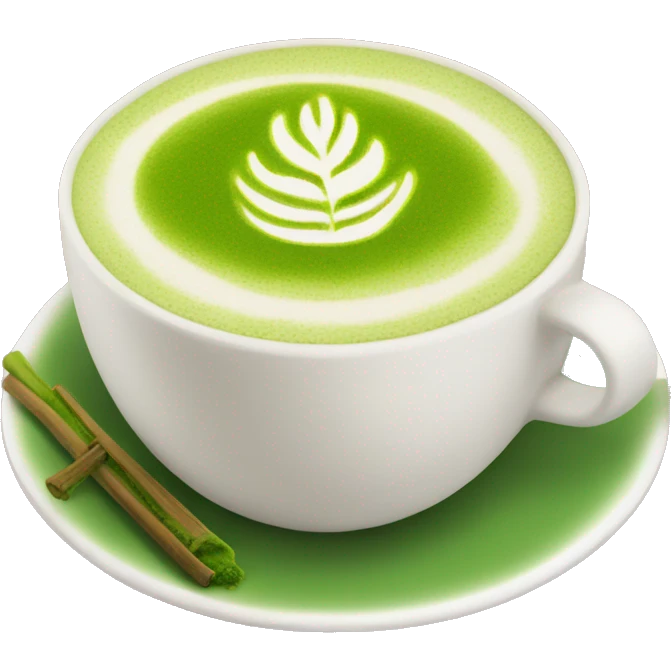 Matcha latte emoji