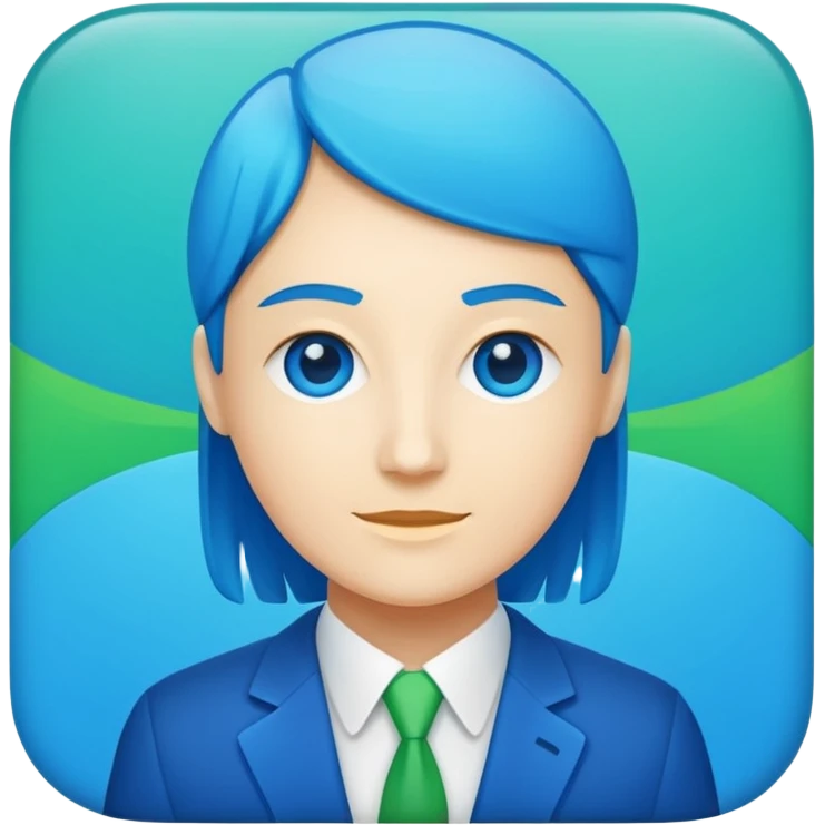 Minimalistic App Icon for AI Agent emoji