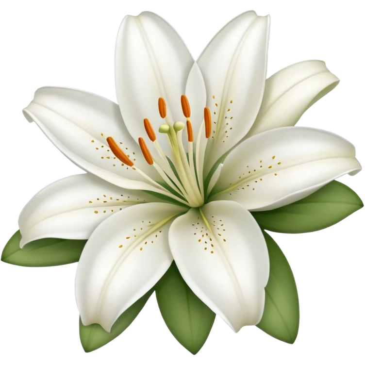 Lily flower emoji