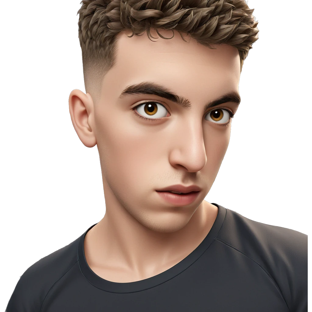 boy with car portrait emoji
