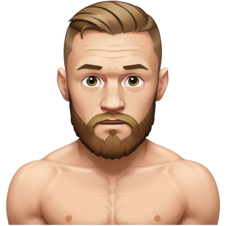 Conor McGregor UFC fighter with beard emoji