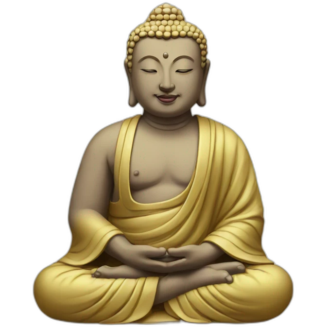 Buddha wishes you merry Christmas  emoji