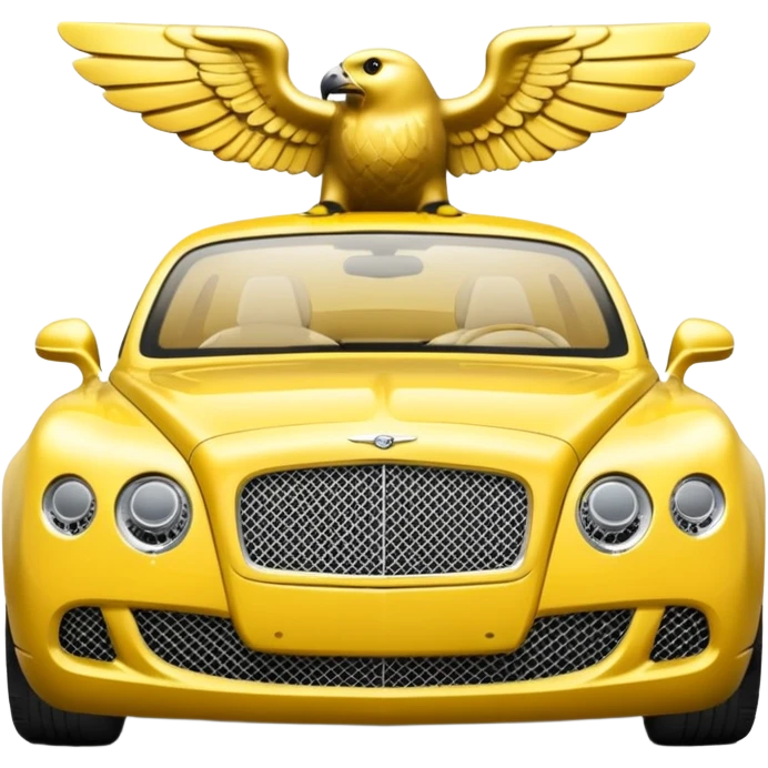 Yellow Bentley emoji