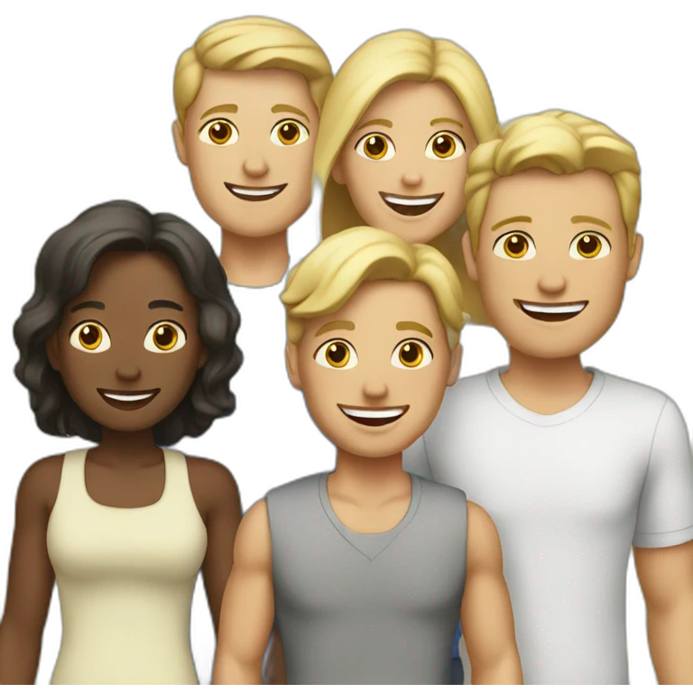 whitefamily trip emoji
