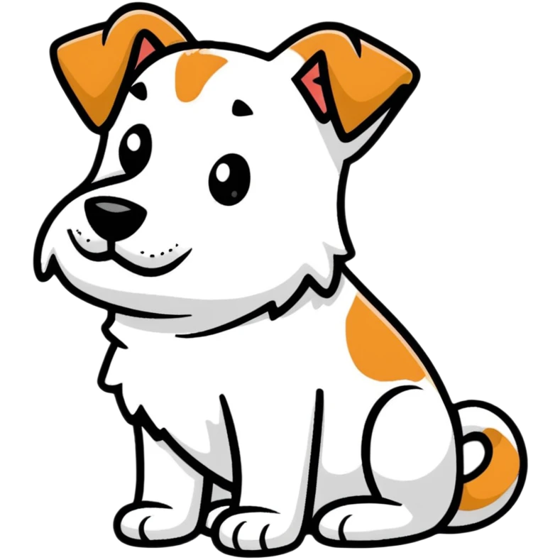 playful dog emoji