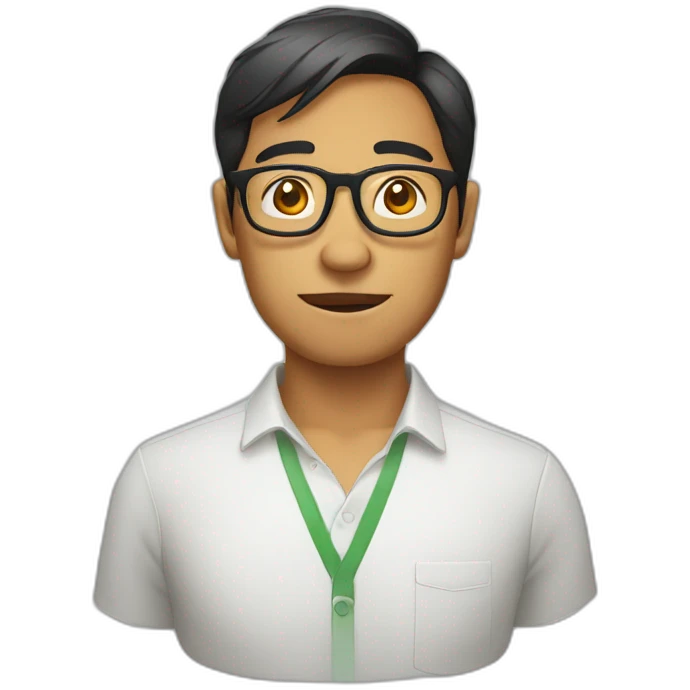 Filipino woth glasses emoji
