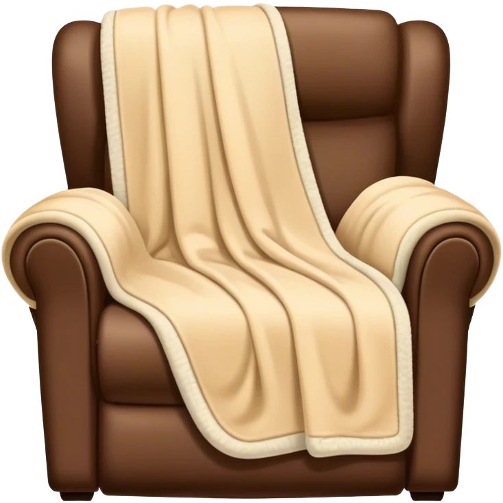 blanket on recliner chair emoji