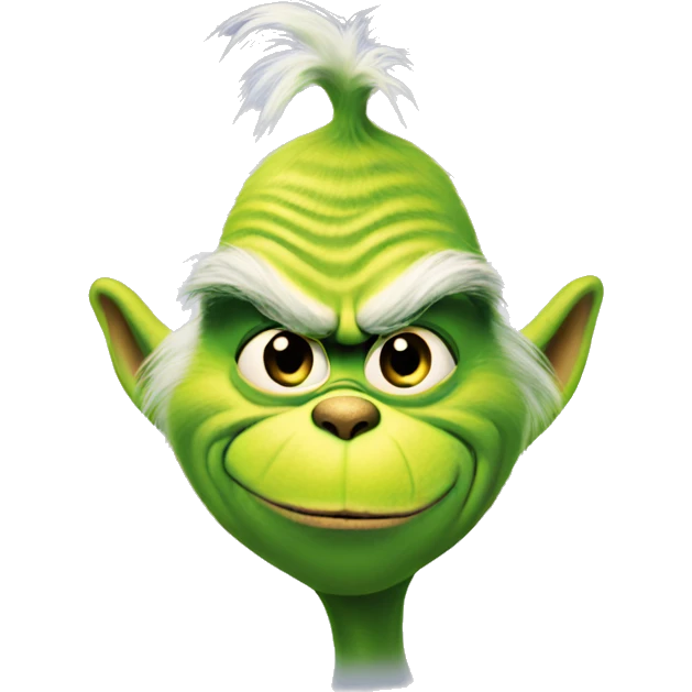 The grinch emoji