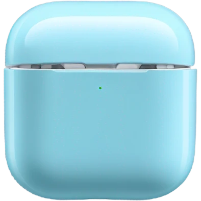 Light blue AirPods  emoji