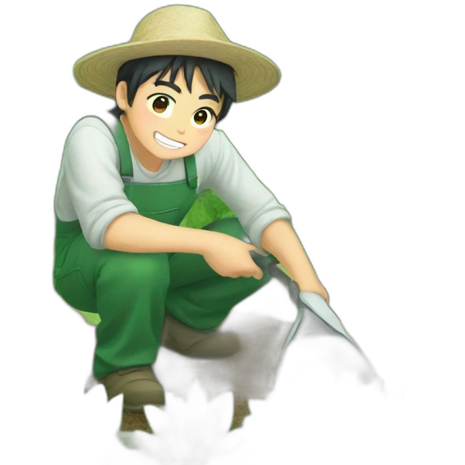anime gardener asian emoji