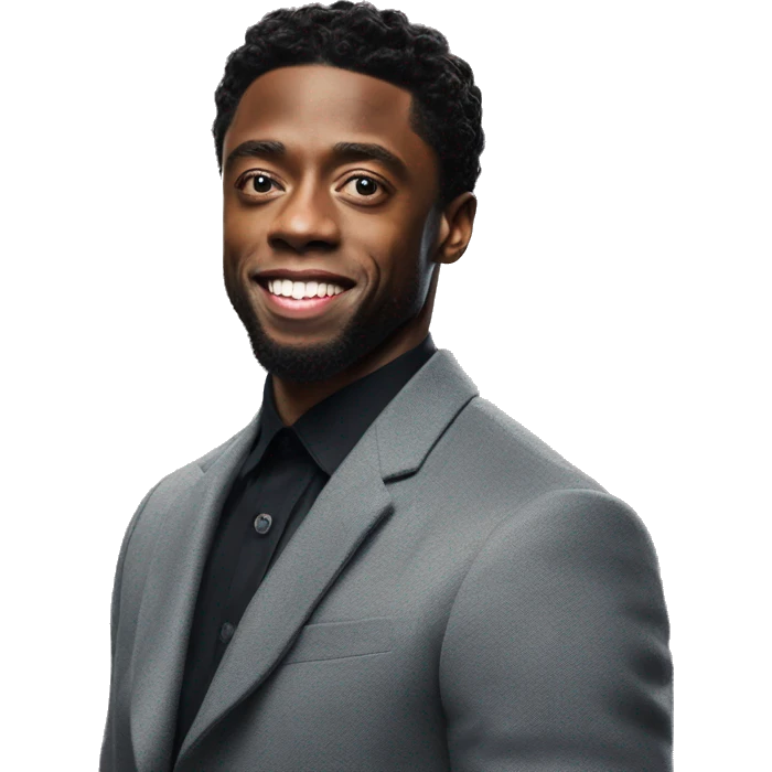chadwick boseman in real life emoji