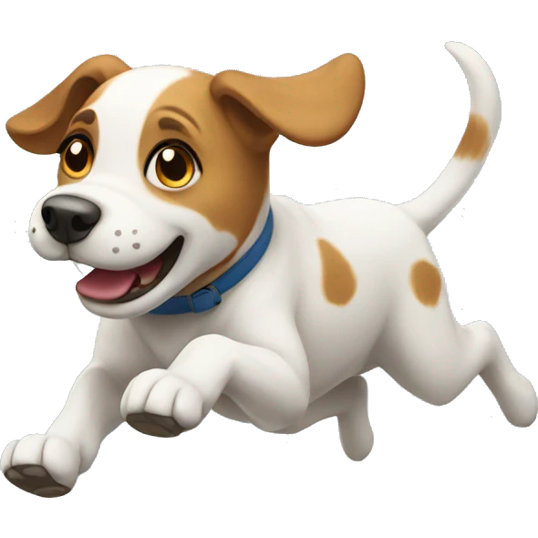 Dog running  emoji