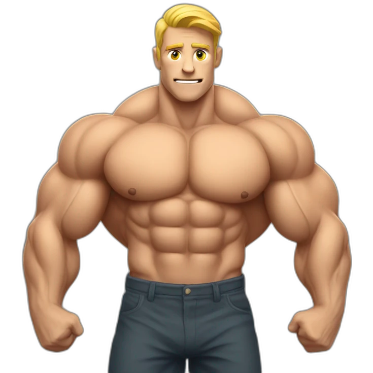 Muscle growth emoji