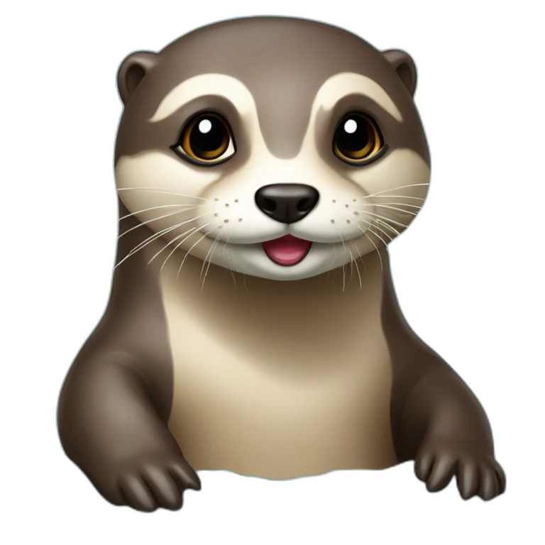 Loutre sur tortu emoji