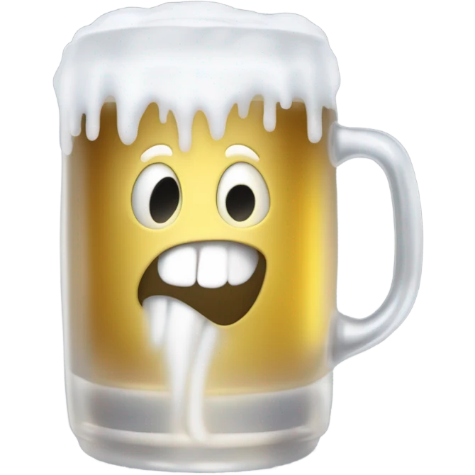 A phantom with beer emoji
