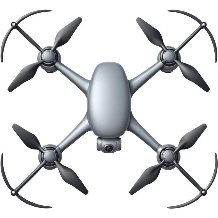 Drone – Quad-copter with spinning propellers emoji