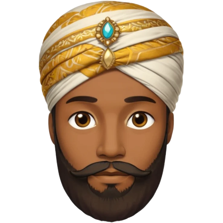 bearded man in turban emoji
