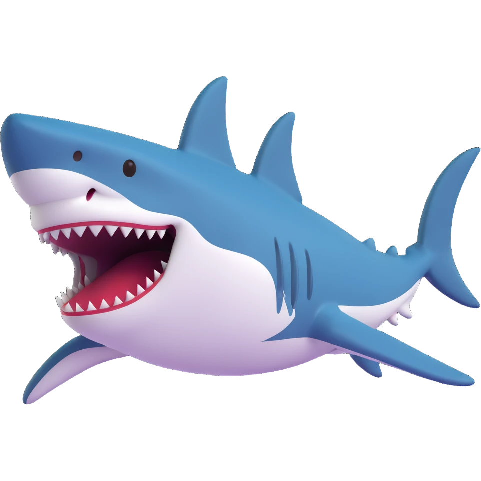 Tu Shark character emoji