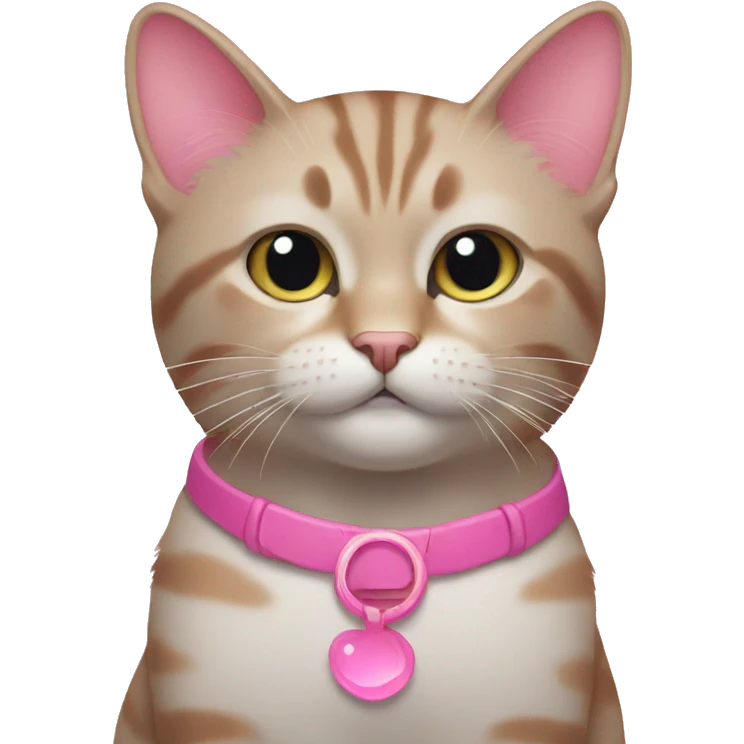 Cat with pink element emoji