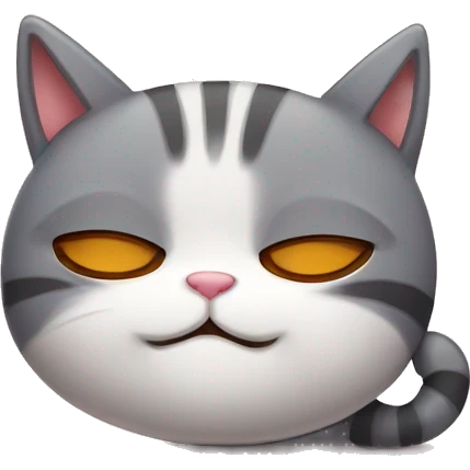 cute sleepy cat emoji