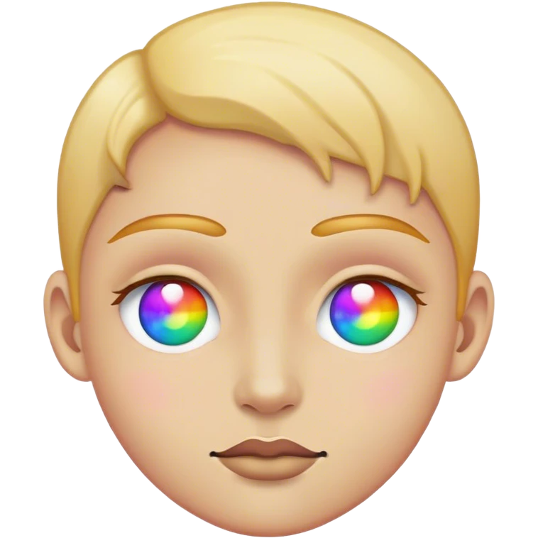 rainbow eye emoji