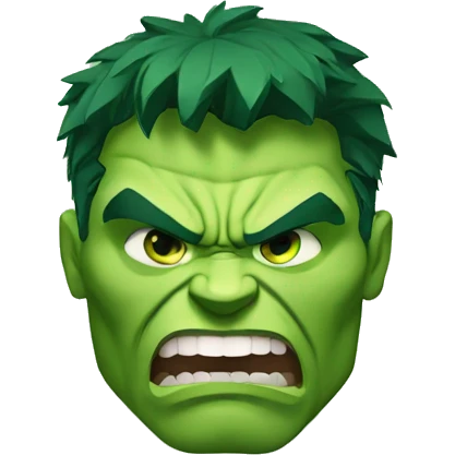 Hulk enfadado emoji